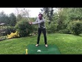 Golf at home 15  faire un joli divot et pas une belle gratte 