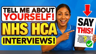 TELL ME ABOUT YOURSELF for NHS HEALTHCARE ASSISTANT INTERVIEWS! (NHS Careers)