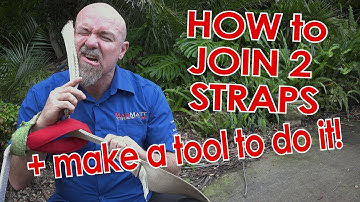 JOINING 2 SNATCH STRAPS together PLUS making a simple tool to do it!