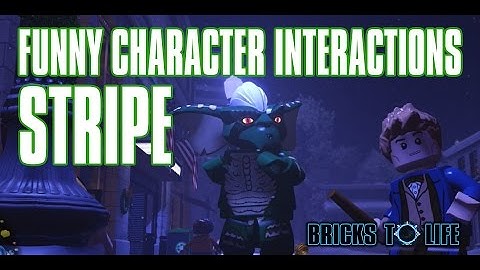 Lego Dimensions STRIPE Funny Character Interactions - Lego Dimensions Wave 7 - Gremlins