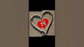 تصميم ترند حرف N 