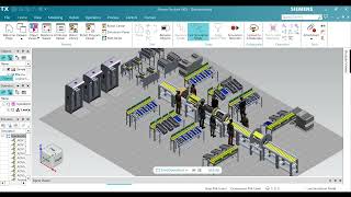 Famous AGV Simulation and virtual comissioning | Process Simulate Profile