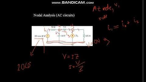 Nodal Analysis (AC circuits)