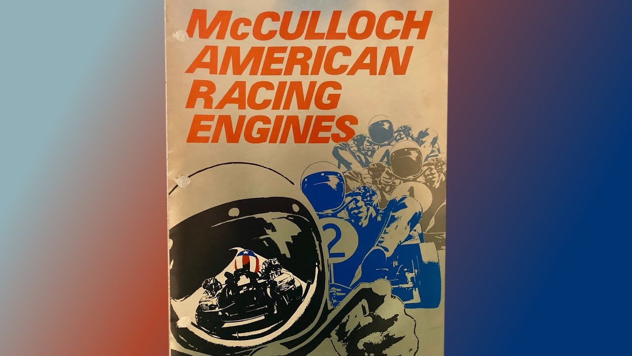 McCulloch 101a 1970 Vintage Racing Go-Kart Motor 