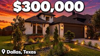 ONLY $300K?!  Brand-New Modern Homes Just Outside Dallas, TX!
