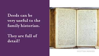 Index to Scottish Deeds on Scottish Indexes