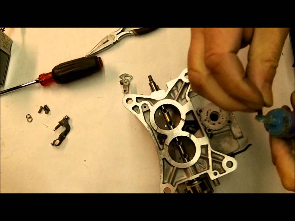 Motorcraft 2100 2 Barrel Rebuild Throttle Shaft Assembly Part 2 YouTube