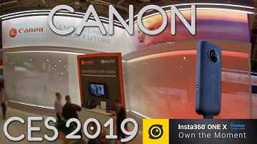 CANON at #CES2019 Google Maps Style Walkthrough with the Insta360 One X