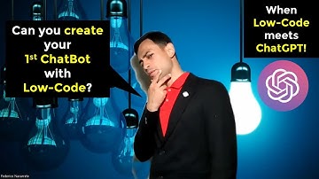 When Low-Code meets #ChatGPT! Can you create your 1st Chatbot with Low-Code? #openai