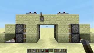 Minecraft Most Compact 2x2 Piston Door + Most Compact Ender Elevator Tutorial | Fix for 1.5