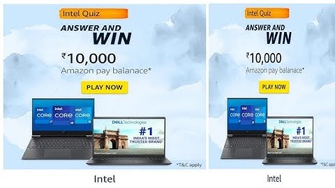 Funzone Amazon Intel Quiz Answers Today |17 January 2023 | @dailyquiztime #amazonfunzon