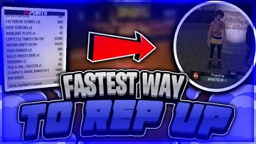 FASTEST WAY TO REP UP FOR GUARDS IN NBA2K19!! HIT 99 OVERALL IN A MONTH!!