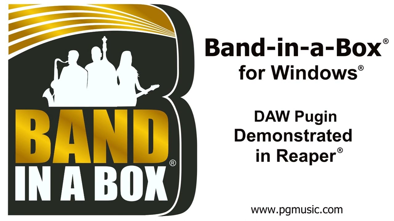 Band-in-a-Box® VST DAW Plugin for Windows®, demonstrated in Reaper