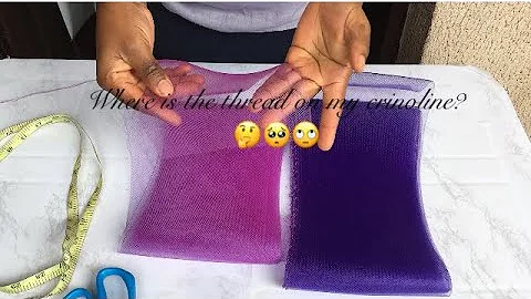 DIY FASCINATOR TIP & TRICK PART 1( How to use a crinoline with no thread)