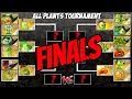 Tournament All Best Plants Max Level - Who Will Win? - PvZ 2 Battlez