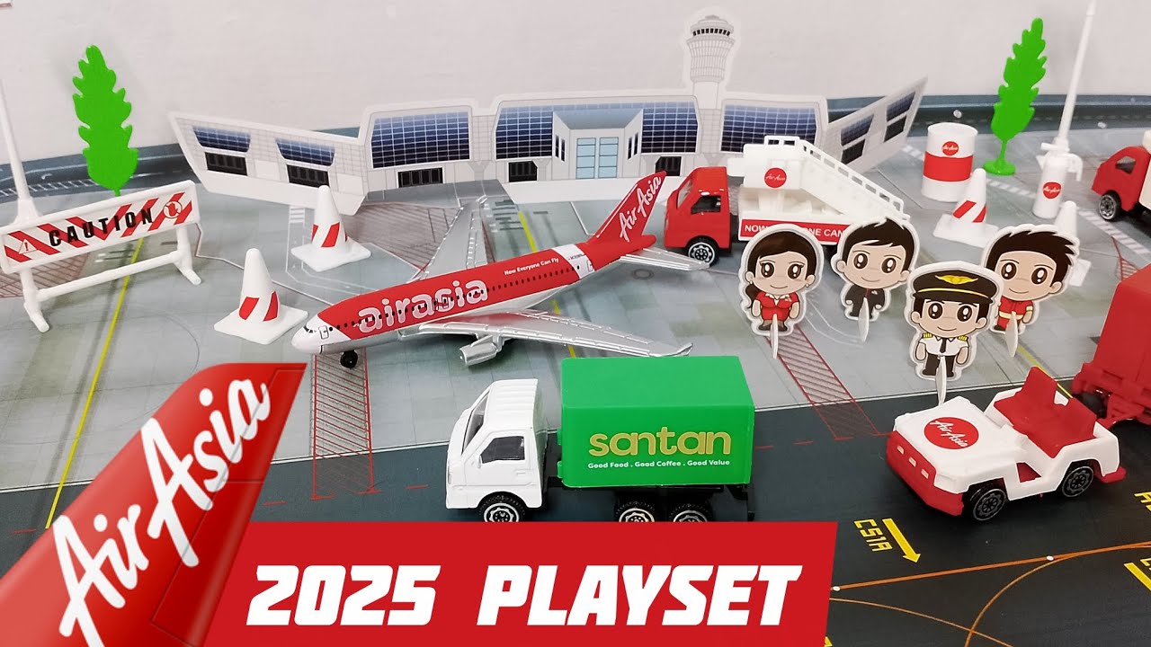 AirAsia AIRPORT PLAY SET (1:87 スケール) AirAsia AIRPORT PLAY SET (1:87 スケール) - メルカリ