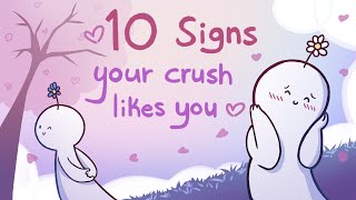 10 Signs Your Crush Likes You - music lyrics to send to your crush