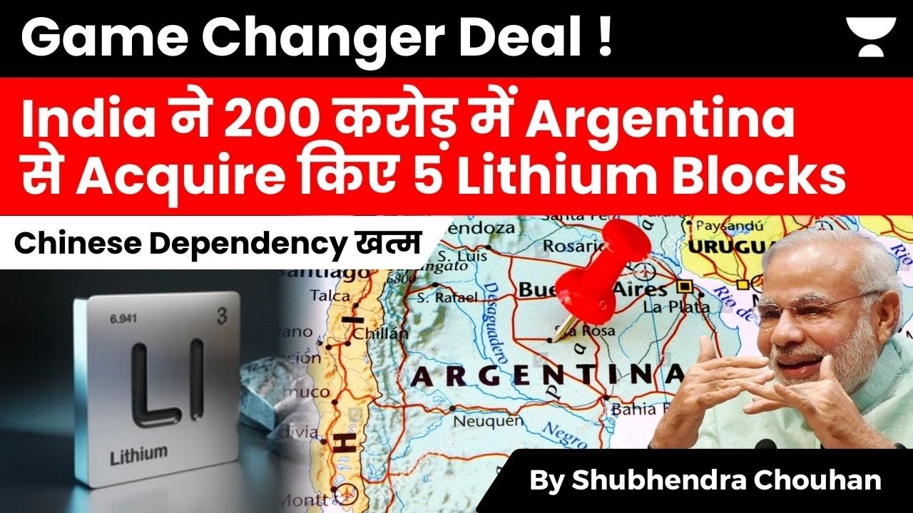 India to Acquire 5 lithium Blocks in Argentina Spotted by KABIL and ...