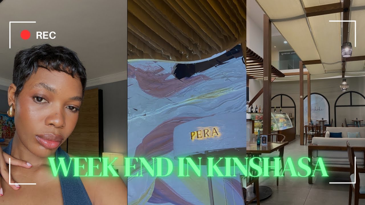 KINSHASA VLOG: PERA RESTAURANT, RETROUVAILLES, ANNIVERSAIRE,ATELIER PEINTURE