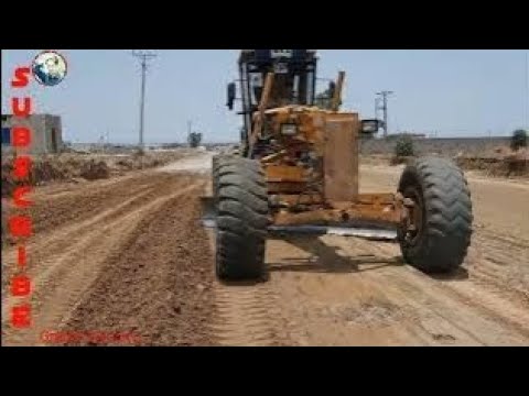 Sub Base Machine Amazing Machines👍Grader Machine Operating's Sub Base Leveling ...