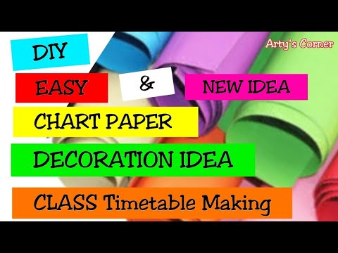 School Decoration Charts Ideas