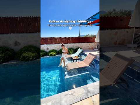 Kalkan’da Uygun Lüks Villa🤩🩵 #otel #tatil #kiralık #villa #kalkan #antalya