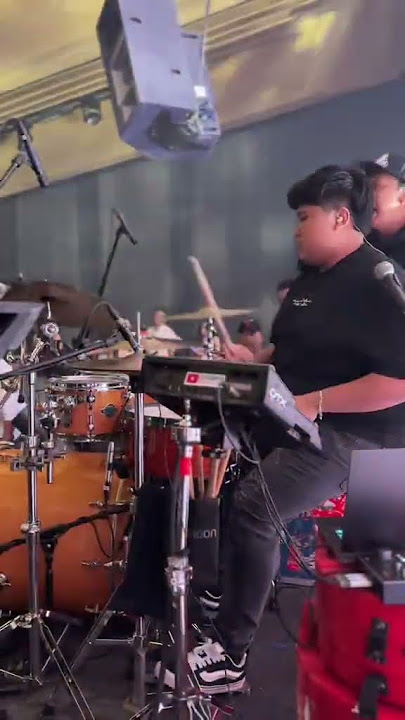 FYP🔊🔊 DRUM GUYON WATON DIBAJAK DRUMMER DC😂 #drummerindonesia #guyonwaton #dennycaknan #fypage