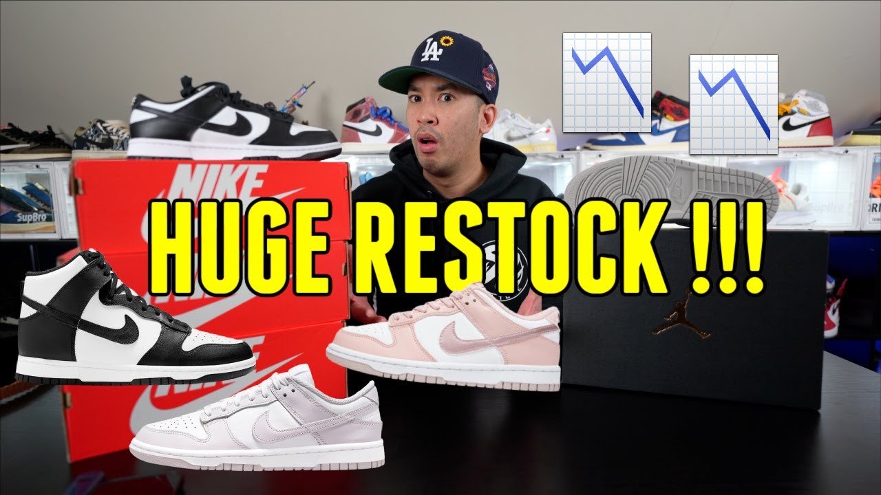 HUGE NIKE DUNK RESTOCK COMING SOON !!! WILL RESELL TANK ??