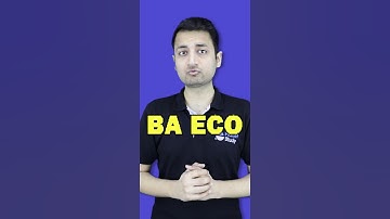 B.Com VS BA Economics #shorts