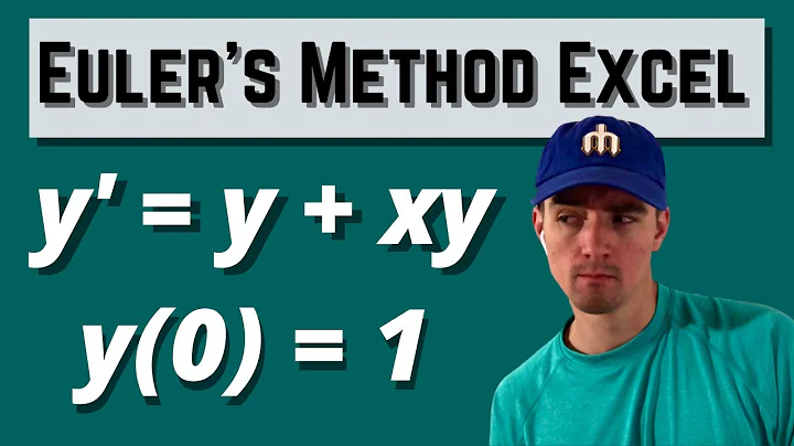 HOW TO APPLY EULER'S METHOD IN EXCEL | Euler's method differential equations calculator
