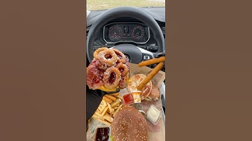 Big order from Burger King! 👑🍔🔥#mukbang #asmr #food