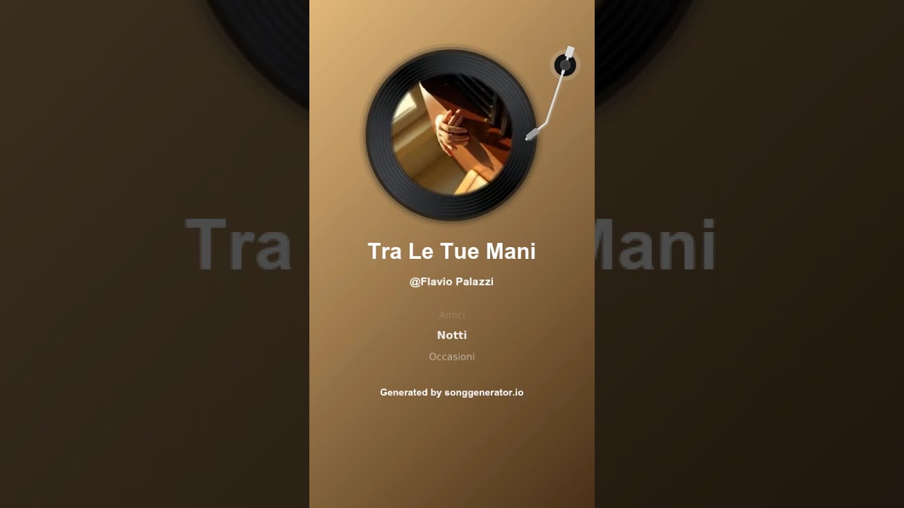 Tra Le Tue Mani