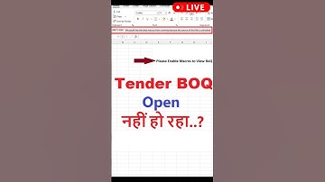 How to Enable Macros in Excel | ⚠️ Fix Microsoft Has Blocked Macros from Running #tenderboq
