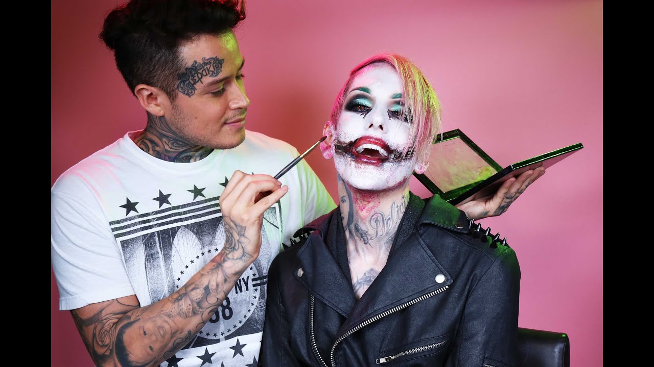 The Joker Makeup Tutorial With Jeffree Star Nojusthenry YouTube