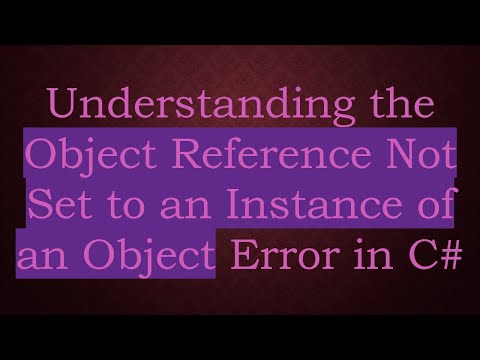 Understanding the Object