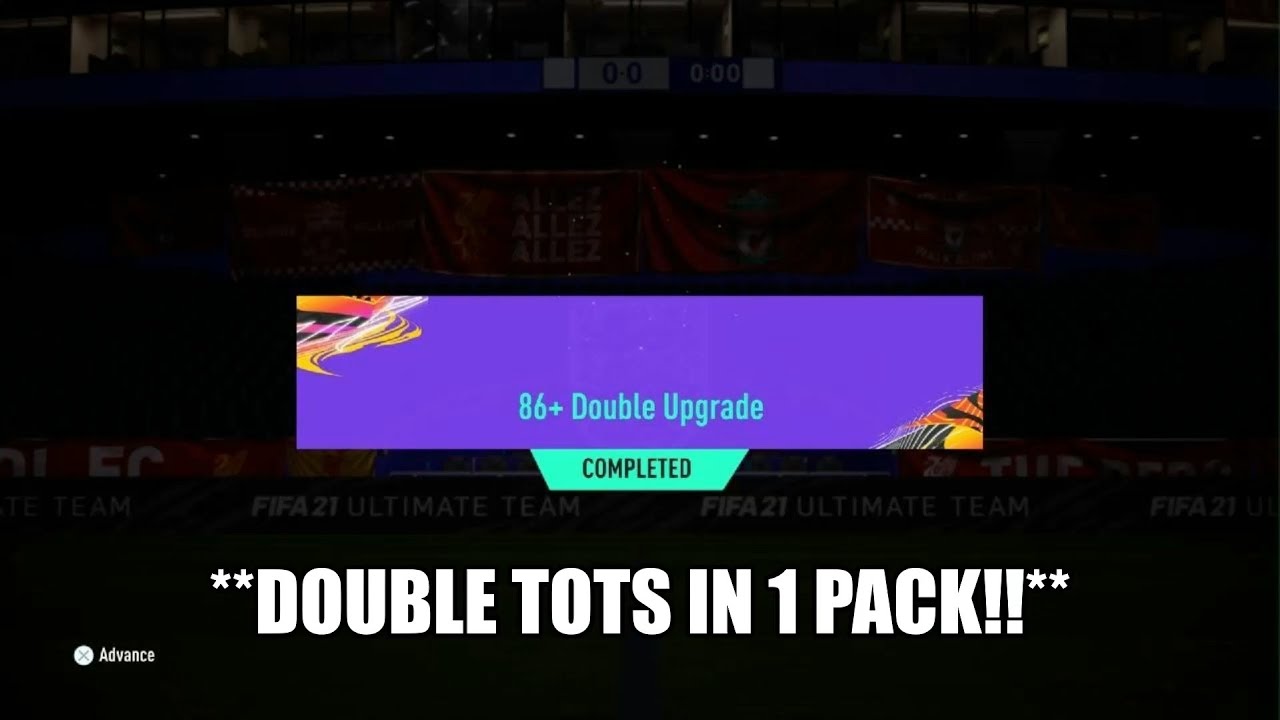 OMG 2 TOTS IN 1 PACK...OPENING 86+ DOUBLE UPGRADE PACK - DOUBLE TOTS IN A PACK! 91+ TOTS PACKED!