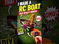 Watch😱🔥This Crazy RC Boat! #diya #dcmotor #lifehacks #boat #miniboat #creation #creative #virashorts
