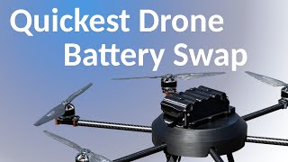 Fast Swap of Standart Smart Drone Battery