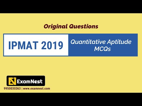 IPMAT 2019 Solutions