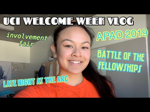 Видео: uci welcome week || involvement fair || APAD 2019 || katie girl