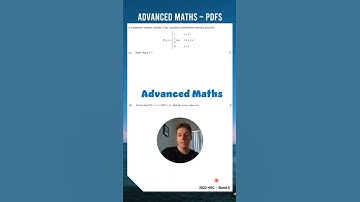 Probability Functions for Advanced!  #hsc #study