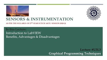 U3L3 Graphical Programming Techniques: LabVIEW