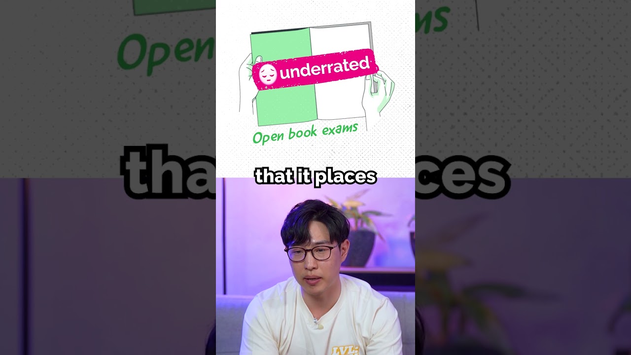 Overrated/Underrated: Open book exams