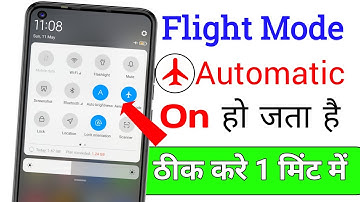 How to turn off auto airplane mode in infinix | Flight mode 📳 off on problem solved in hindi