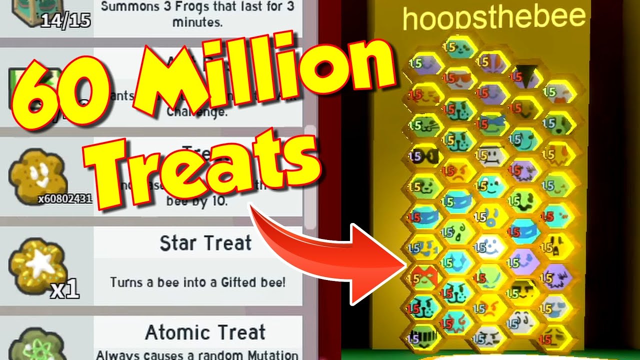 buying-60-million-treats-in-bee-swarm-simulator-hive-upgrade-time-youtube