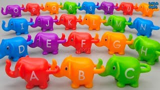 ABC|ABC Party|Learn the ABC Alphabet|Learn english alphabets with elephant|ABC Alphabet song|English