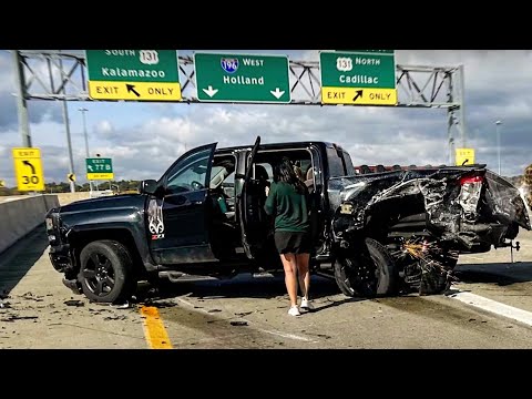 INSANE HIGHWAY CRASH CAUGHT ON DASH CAM