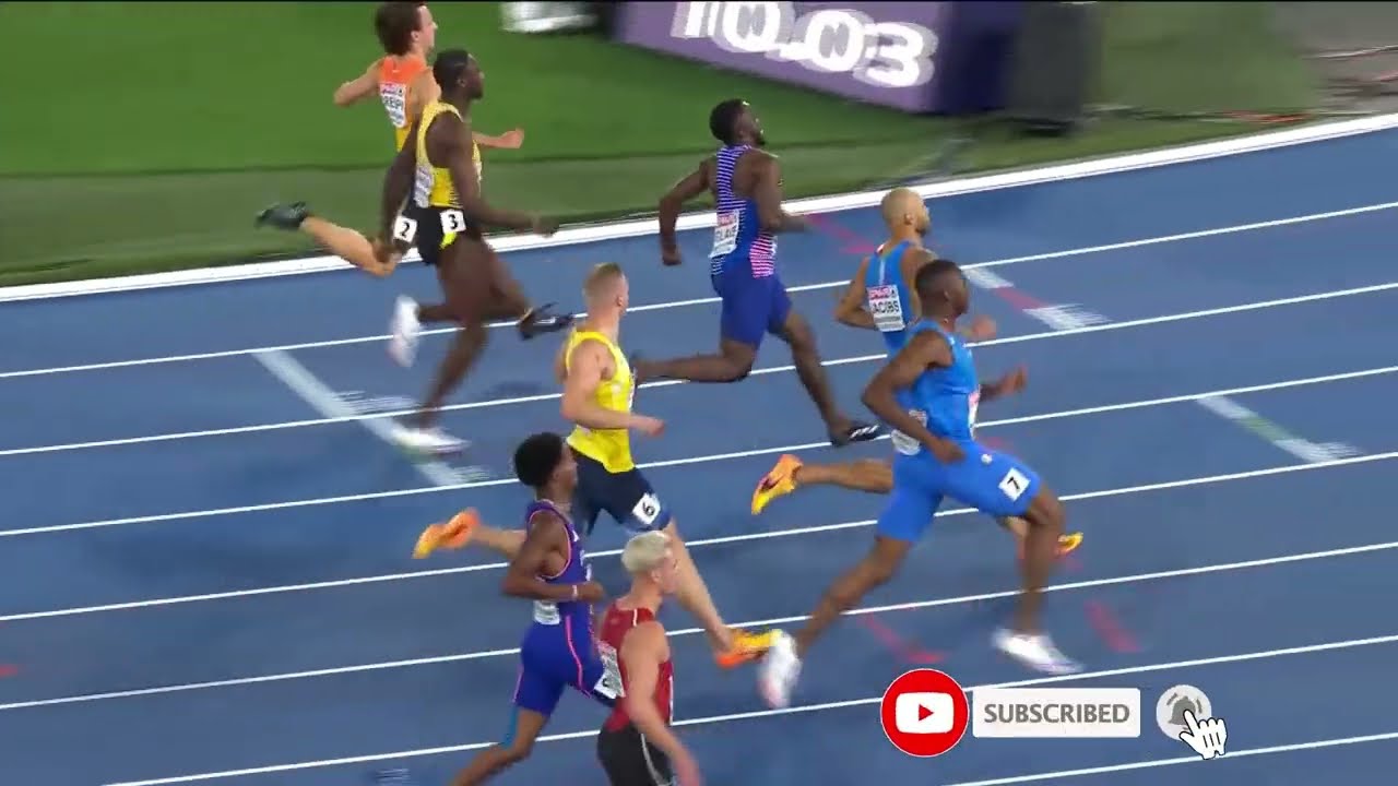 100m Men Final Rome 2024