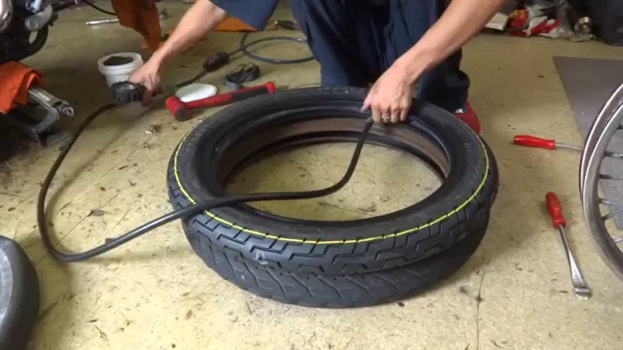スポーク チューブ 車のタイヤ交換作業 ドラッグスター250 Motorcycletirechangetutorial Youtube