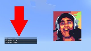How to get Java Bottom Chat in MCPE